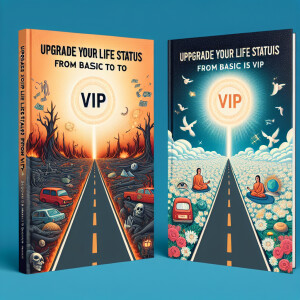 Book front  for 
Spiritually book called upgrade your life  stat...