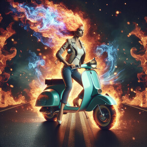 Photorealistic image Can there please be a Ghost Rider Disney/Ma...