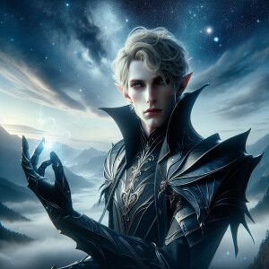 Caranthir-Ar-Fieniel from the Witcher uses magic to alter the st...