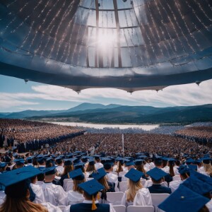 Graduation ceremony at the United States Air Force Academy