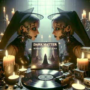 Design a rap album cover for "MARIA MAGDALENA "
" by Dark Matter...