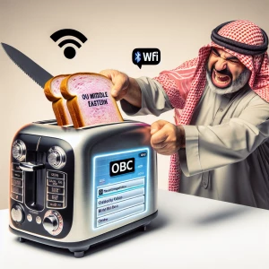 Design a multifunctional toaster with Bluetooth and WiFi connect...