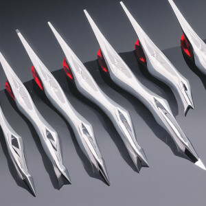 shiny  silver 5 point chrome  star, 3D, white background