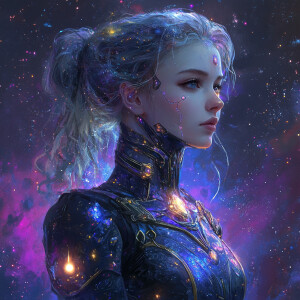 An ultra-realistic, intricately detailed portrait of Athena, the...