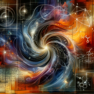 Space time, continuum, solar energy, squiggly, lines, Einstein,...