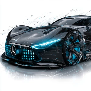 Here's a reimagined prompt for a futuristic car concept based on...