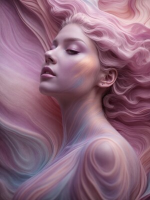 Envision a concept art line drawing of an ethereal elemental bei...