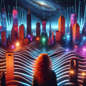 Photorealistic image.  . Ginger haired woman. Word ‘ Shakalaka’...