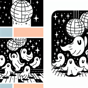 Create a black and white, minimalist, line-art illustration port...