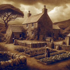 Make the image look like a wrinkled old 1800 photograph.
The env...