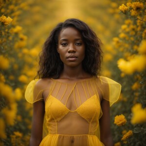 beautiful slender South African girl, 25 years old, wearing a tr...