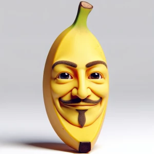 Generate banana with Elon Musk face