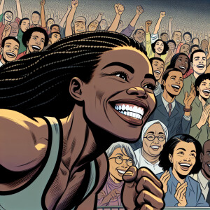 "Write a character backstory for a graphic novel about a charism...