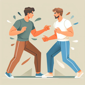 Naruto y sasuke peleando