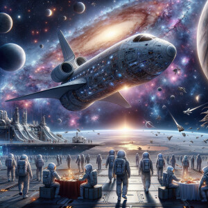 Space exploration scifi