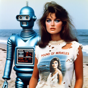 Film photograph from the early seventies of one beautiful 24-yea...