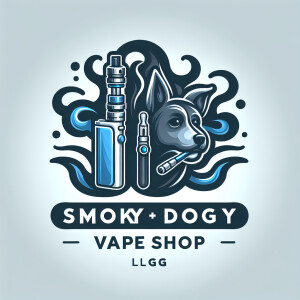 Логотип для вейп шопа и магазина зоотоваров 2 в 1 название Smoky...