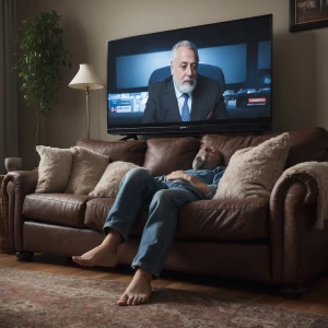 As I walk in the living room my step dad was passed out neike on...