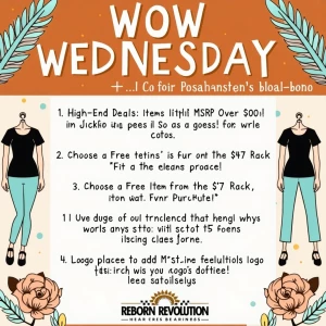 Please create a thumbnail for my Poshmark live show tonight. Her...