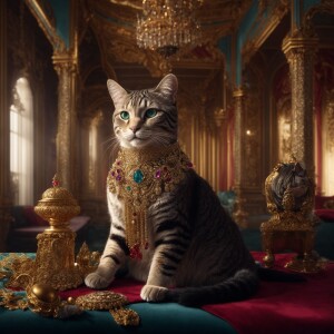 Generate a collection of 3D photorealistic images featuring anth...