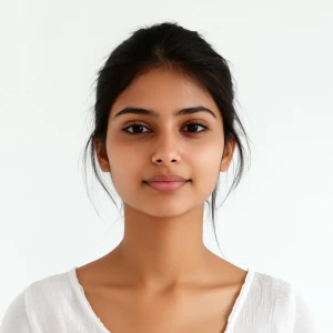 An Average looking Woman - Clean Face & Modest Face - Region: In...