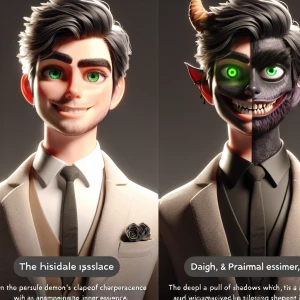 If I were forced to reconcile my outer and inner reflections, I...