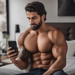 hombre se llama Julio y tiene un cuerpo musculoso y envidiable a...