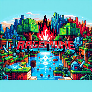 telegram ragemine minecraft server, minecraft, text "rage", rage...