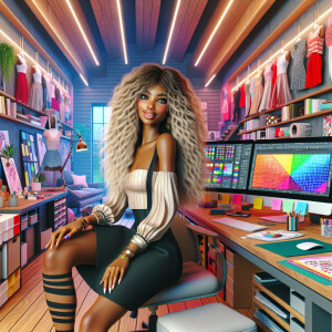 Wide-angle digital airbrush illustration 3-D realistic with a ca...