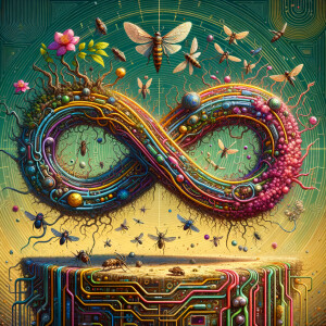 The golden ratio, Minimalist art Circuit, boards, circuitry, diagrams Cellular structures, DNA, circuit boards, colorful wires,  asian and Egyptian  graffiti, lie detector graphs, cardio, printout , branches infinity sign, cave, Art, handprints, distant birds flying, flowering vines, abstract gestural painting, dna