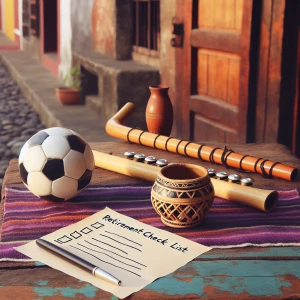 antigua guatamala photo realistic picture with only a soccer bal...