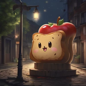 Picture a world where anthropomorphic food items go about their...