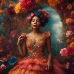 Craft an ultra-high-resolution 3D image that is visually stunnin...