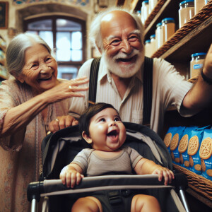 Grandparents buy baby sugar