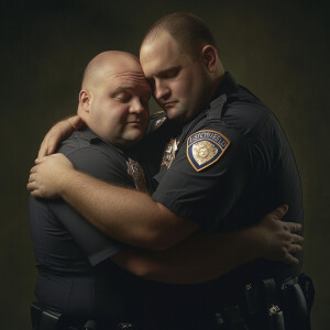 Lifesize digital photography portrait of a best romantic male bu...