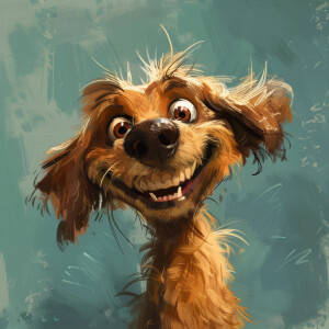 create an image of dogday from smiling critters