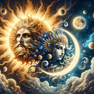 God of Sun and Goddess of moon