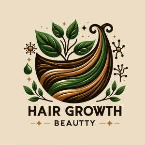 Create a logo for hair growth beauty