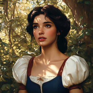 Create an 8k HDR digital painting that illustrates a brown skine...