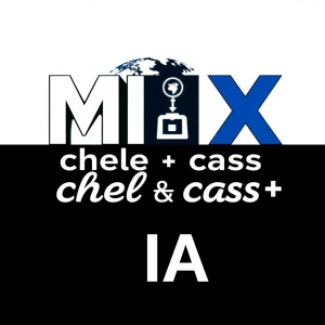 Generate an image that contains the words "MIX," "chele," "cass,...