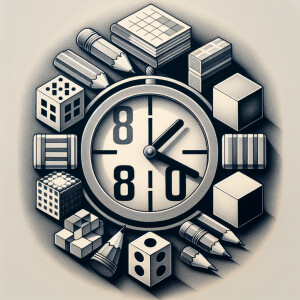 8:00 Игры** - иконки книг, кубиков и карандашей для тихих игр. Т...