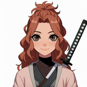 The teenage daughter of Sakura Haruno and Ichigo Kurosaki. Beaut...