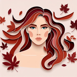 Beautiful photorealisticartis swirling  image. Facial portrait,...