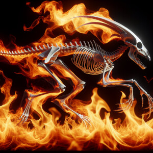 👽 fire background