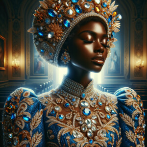 Create an illustration that embodies spirituality and a deep con...