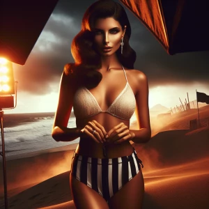 Maite Perroni bikini no longer attached