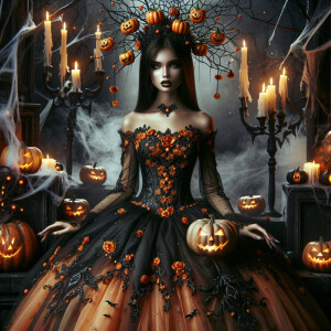 A Halloween princess