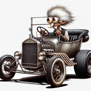 1923 T Bucket driven by rat fink