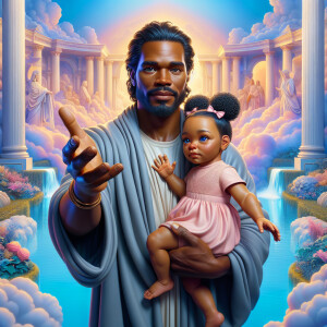 Create a 3D realistic artwork featuring the phrase 'Jesus Saves'...
