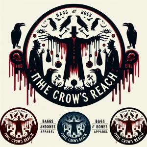 Design a circular cartoonish logo blending vintage and modern ae...